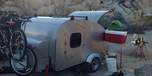 retro teardrop trailer