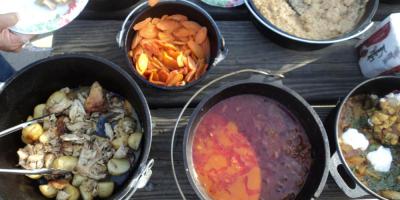 dutch oven cooking, teardrop trailer gathering, Lake Perris, 2014 gathering, camping, video, photos