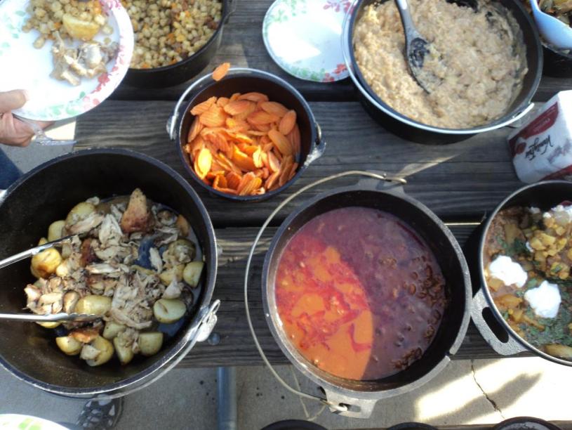 dutch oven cooking, teardrop trailer gathering, Lake Perris, 2014 gathering, camping, video, photos