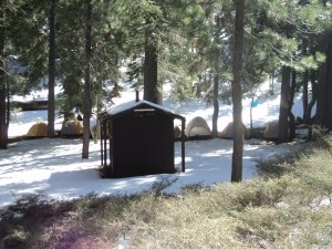 Little Jimmy Trail Camp, camp backpack, jimmy camp, camp ca, tent camp, little jimmy campground, Pacific Crest Trail, PCT, Little Jimmy Springs, snow, March