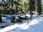 Little Jimmy Trail Camp, camp backpack, jimmy camp, camp ca, tent camp, little jimmy campground, Pacific Crest Trail, PCT, Little Jimmy Springs, snow, March