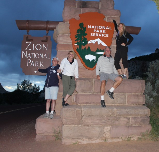 Zion National Park entrance sign