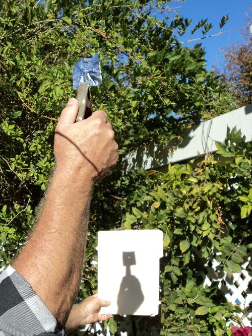 new method, new way of viewing a solar eclipse, safely viewing a solar eclipse, fun way of viewing solar eclipse