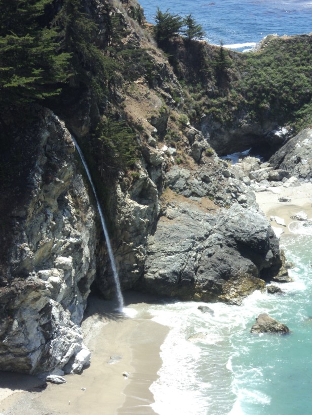 Coastline not far from Big Sur
