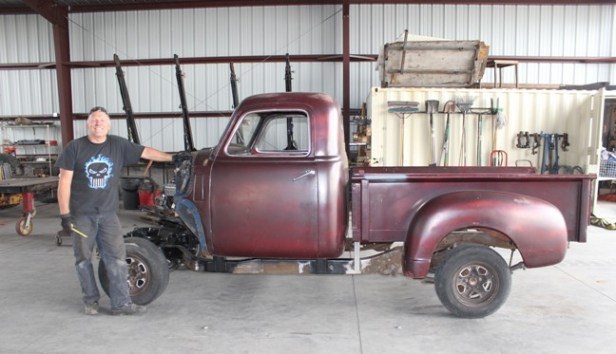 Chevy 3100 pick-up truck, restoration, rebuild, restore, built from scratch, body, old chassis, new chassis, Teardrop Adventures, teardrop trailers