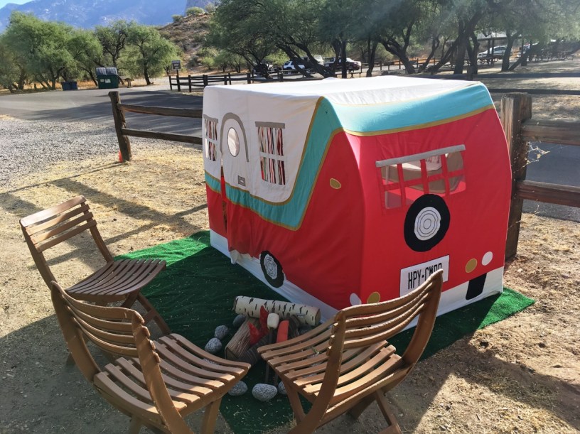 Catalina State Park, Tuscon, Arizona, vintage trucks, vintage trailers